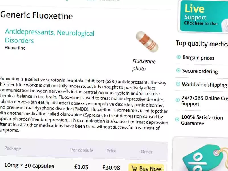 Buy Fluoxetine Online